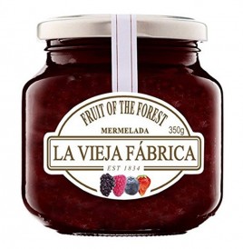 La Vieja Fabrica Fruit Of The Forest Mermelada (Jam)  Glass Jar  350 grams